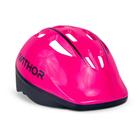 Capacete Nathor Infantil Rosa Espuma Interna e Regulagem Tamanho P