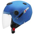 Capacete New Atomic Elite Moto Aberto Pro Tork Feminino Masculino Segurança Proteção Viseira Conforto