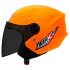 Capacete New Liberty 3 Three Viseira Fumê Moto Aberto Pro Tork Segurança Proteção Adulto