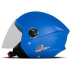 Capacete New Liberty Three Elite Céu Azul Fosco Tam.56 CAP-707SKB Pro Tork