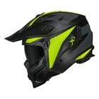 Capacete Norisk Darth II Monocolor Matt Black/Yellow