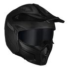 Capacete norisk darth ii monocolor preto fosco