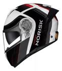 Capacete Norisk Escamoteavel Force 2 Kore Prata Brilhante A