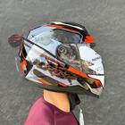 Capacete Norisk Fab FF802 Razor Speedmax Black Gray Orange