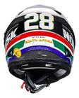 Capacete Norisk FF302 Grand Prix África do Sul Óculos Solar