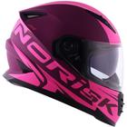 Capacete Norisk Ff302 Manty Roxo E Rosa Tamanho:58