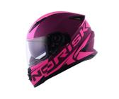 Capacete Norisk FF302 Manty Roxo Rosa Pink Com Óculos Solar