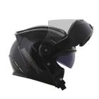 Capacete Norisk FF345 Route Monocolor Preto Fosco