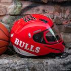 Capacete Norisk FF391 Chicago Bulls Vermelho