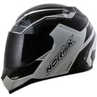 Capacete Norisk FF391 Storm Preto/Branco Brilho