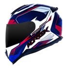 Capacete Norisk Razor Speedmax Azul Branco e Vermelho