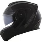 Capacete Norisk Route FF345 Articulado Mono Preto Fosco 58/M