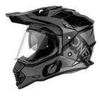 Capacete O'Neal Sierra R Preto/Cinza Policarbonato/ABS Unissex