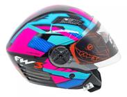 Capacete Open com Óculos Interno Fumê n,56