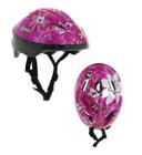 Capacete Para Bike Skate e Patins Rosa Metálico Bel Sports - Interior em EPS - Tamanho M - 409100