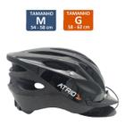 Capacete para bike skate patinete patins MTB Atrio preto.