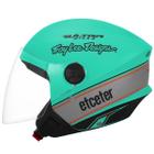 Capacete Para Moto Aberto Feminino Masculino Etceter New Liberty Three 3 Open Power Brands Fosco