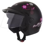 Capacete Para Moto Aberto Feminino Pro Tork Liberty 3 For Girls Urbano Estrada Passeio