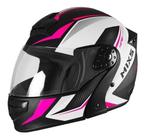 Capacete Para Moto Escamoteável Mixs Gladiator Neo Fosco