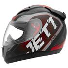 Capacete Para Moto Feminino Masculino Esportivo Jett Evo Line Fosco Fechado Original - Pro Tork