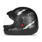 Capacete Para Moto Masculino Feminino Integral Fechado Pro Tork Sport Moto Fundo Preto 