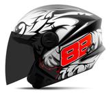 Capacete Para Moto Pro Tork New Liberty 3 Preto Gp88 Tam. 60