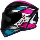 Capacete Para Motociclista Novo ASX City Start Feminino Masculino Esportivo + Viseira Fumê