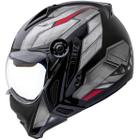 Capacete Peels Mirage Steel Preto / Vermelho