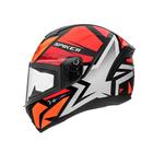 Capacete Peels Spike II 1st Preto / Vermelho Brilhante (60)