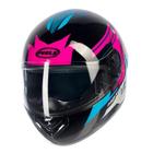 Capacete Peels Spike Motion Preto/Celeste