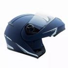 Capacete Peels U-rb2 Azul Fosco Robocop + Oculos Solar