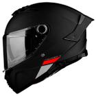 Capacete Preto MT Helmets Thunder 4 Solid A1 Esportivo