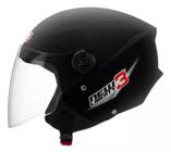 Capacete pro tork preto liso moto aberto qualidade top premium xopenx