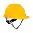 Capacete Proteção Amarelo Com Aba Frontal