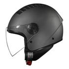 Capacete Race Tech One Monocolor CInza Fosco