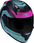 Capacete Race Tech Sector Exilio Matte - Preto/Fucsia