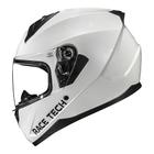 Capacete Race Tech Signal Monocolor Branco 58M