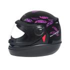 Capacete san marino speed fly preto-rosa 60 taurus