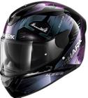 Capacete Shark D-Skwal 2 Venger Kxk Preto Roxo Azul