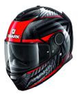 Capacete Shark Spartan 1.2 Kobrak - Preto Vermelho