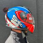 Capacete Shiro SH881 Motegi Vermelho/Azul