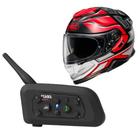 Capacete shoei gt-air 2 notch tc-1 58 + intercomunicador