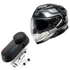 Capacete shoei gt-air 2 notch tc-5 60 + intercomunicador