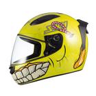 Capacete Sky Two Zombie Verde Brilho Transf Verde 56