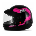 Capacete Sport Moto 788 Preto / Rosa (60) - Pro Tork