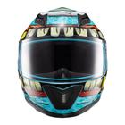 Capacete Texx Fechado Hawk Orc Turquesa 56