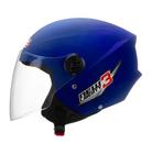 Capacete tork aberto c/viseira new liberty-3 azul-56 - PROTORK CAPACETES