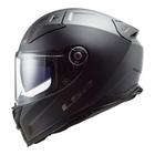 Capacete Tricomposto Ls2 FF811 Vector 2 Monocolor Preto Fosco Masculino e Feminino Carbono