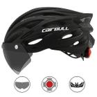 Capacete ultraleve de segurança para ciclismo com viseira removível (luz traseira de bicicleta)