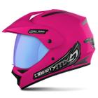 Capacete Urbano Trilha Motocross Fechado Pro Tork Liberty Mx Vision Viseira Camaleão